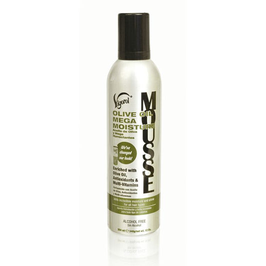 Vigorol Mousse Olive Oil Mega Moisture 12oz