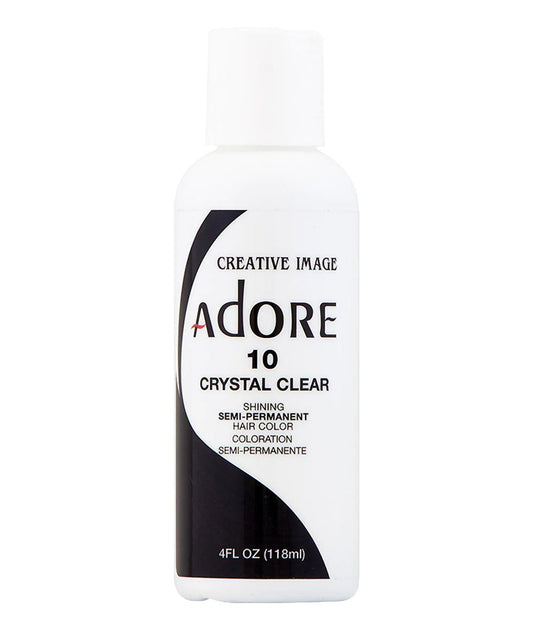 Adore Semi Permanent Hair Dye Crystal Clear #10 4oz