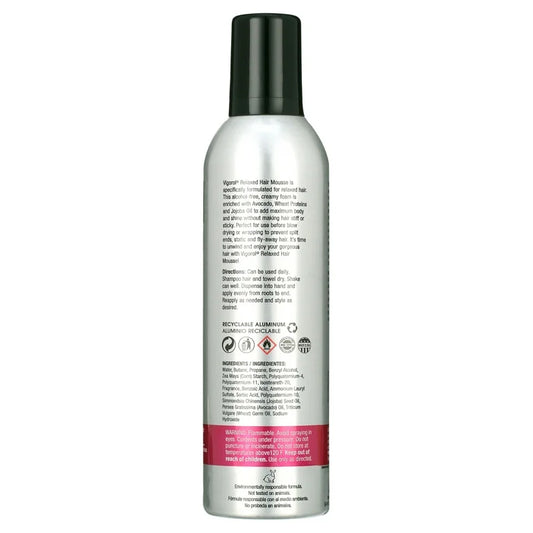 Vigorol Mousse Relaxed Hair Mousse 12oz