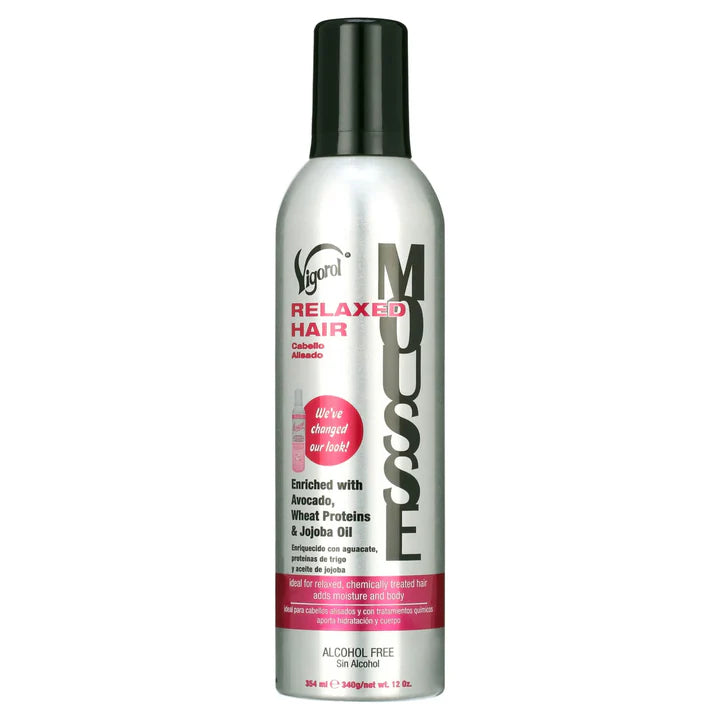 Vigorol Mousse Relaxed Hair Mousse 12oz