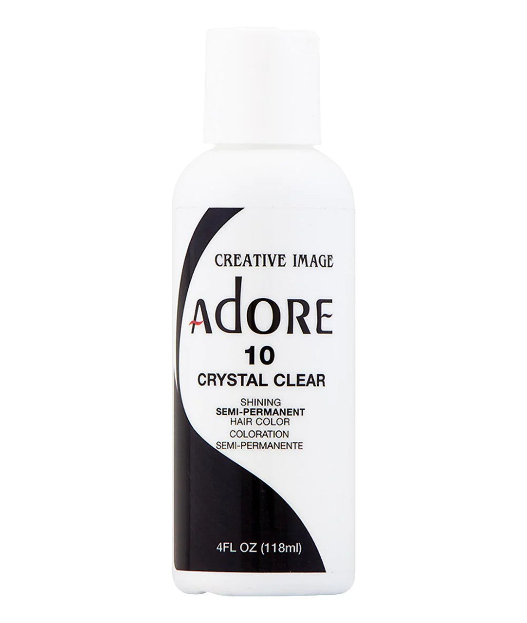 Adore Semi Permanent Hair Dye Crystal Clear #10 4oz