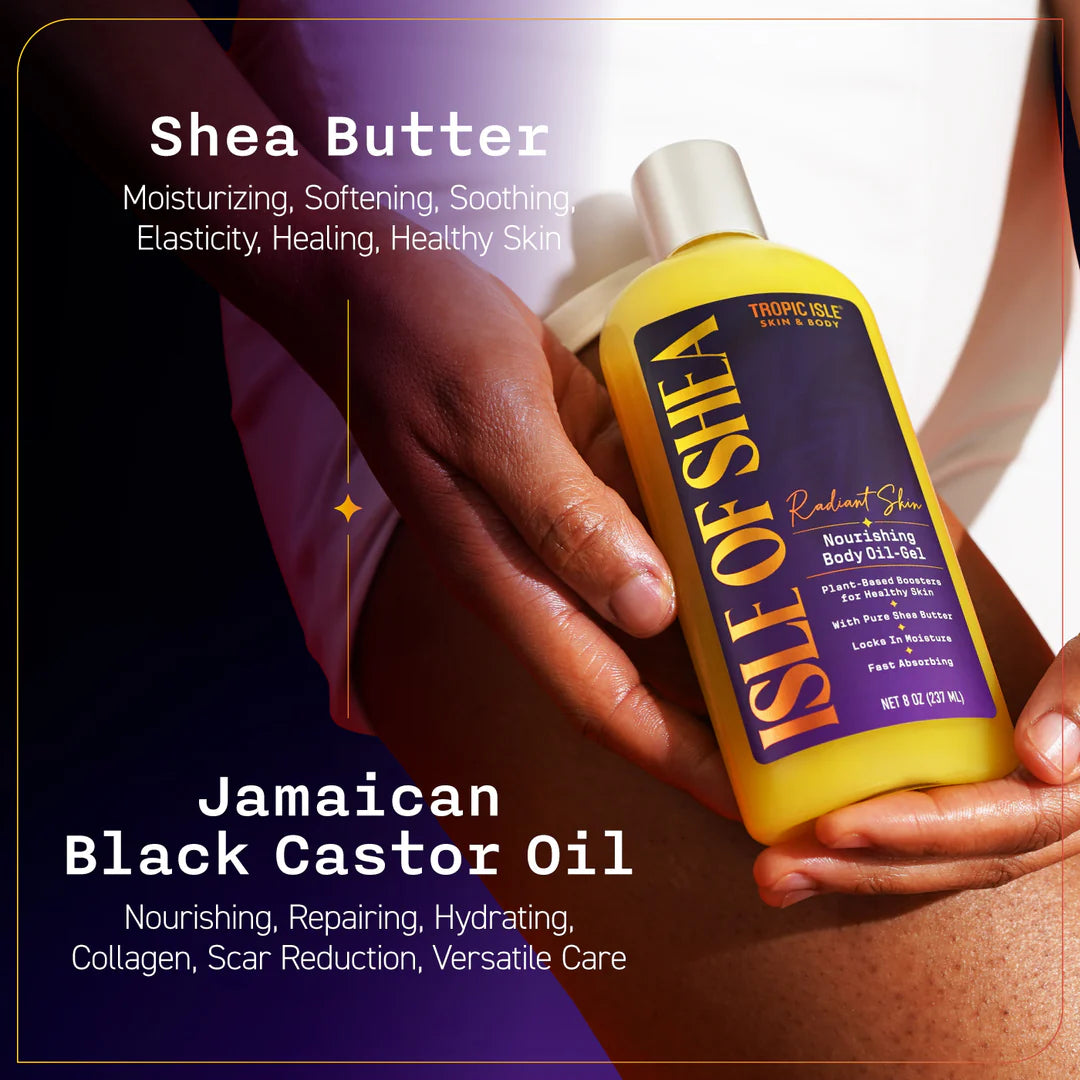 Isle Of Shea Nourishing Body Oil Gel 8oz