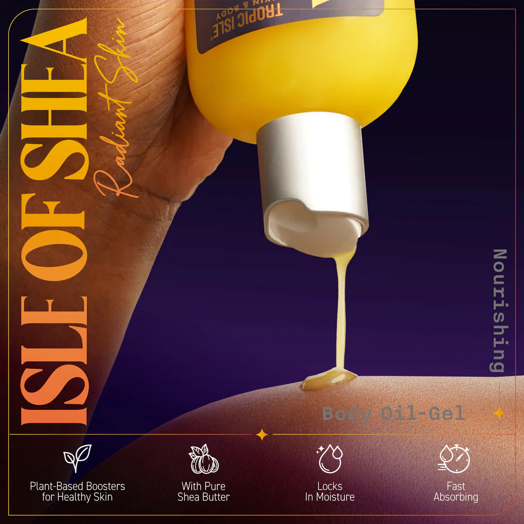 Isle Of Shea Nourishing Body Oil Gel 8oz
