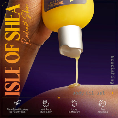 Isle Of Shea Nourishing Body Oil Gel 8oz