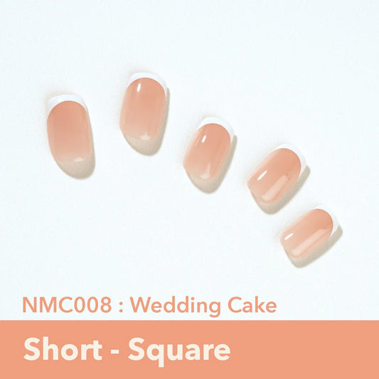 Ebin New York Mood: Too Classy Press On Nails - Wedding Cake