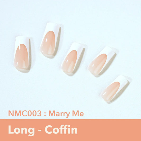 Ebin New York Mood: Too Classy Press On Nails - Marry Me