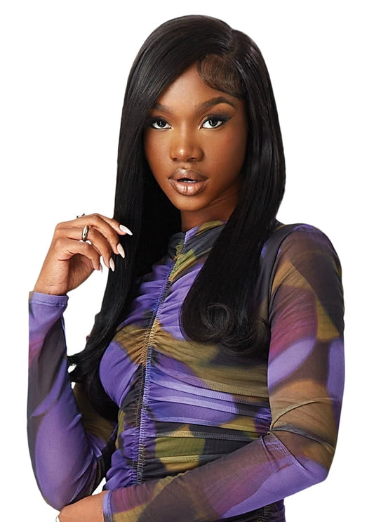 Outre Premium Purple Pack Yaki 100% Human Hair 16 Inches